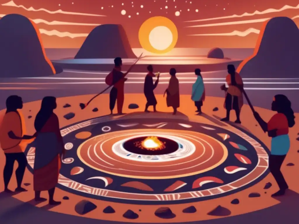 An Aboriginal cultural tip: According to legend, the asteroid in this photo is a symbol of the Dreamtime