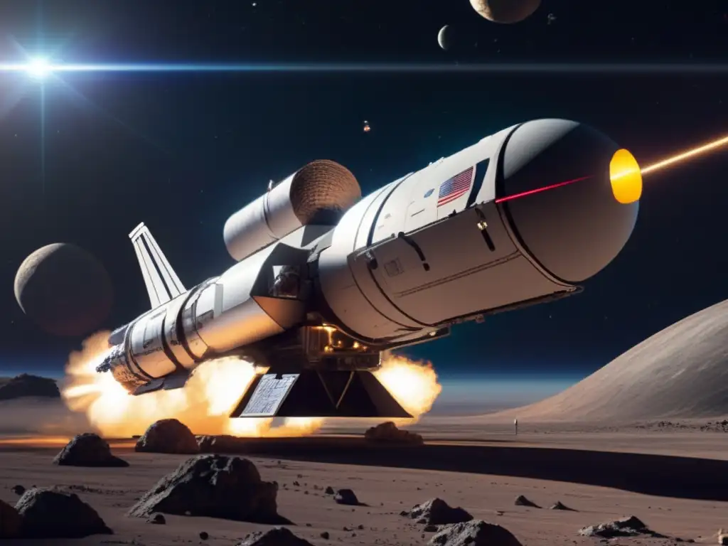 A breathtaking image of a colossal space-based defense station circling the Earth