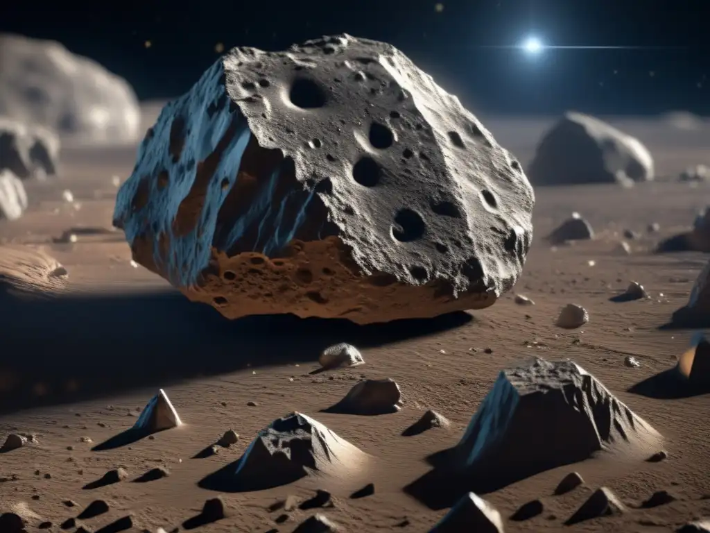 Asteroid Albion: A Closeup of Its Rough and Rugged Surface A astoundingly detailed closeup of , with jagged irregularities and surface roughness, showcases the planet's unique features