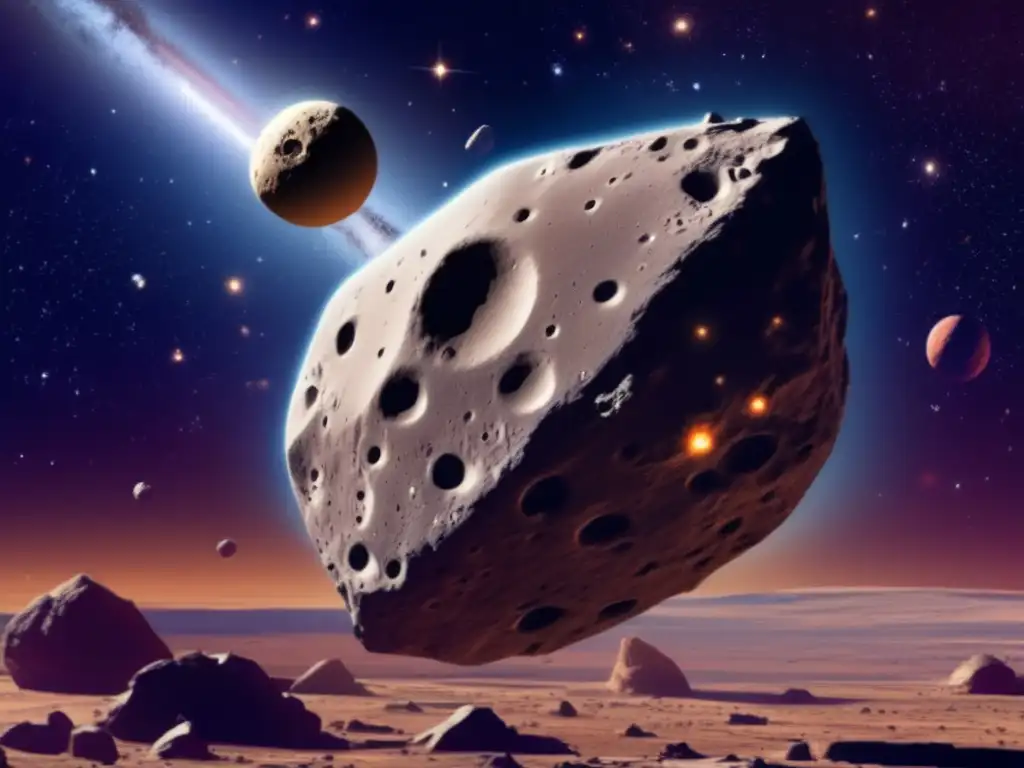 The Cosmic Storm: Asteroid Phaethon's Meteor Shower An awe-inspiring image reveals the intricate details of the asteroid 3200 Phaethon, glowing fiercely as it passes through the Geminids Meteor Shower