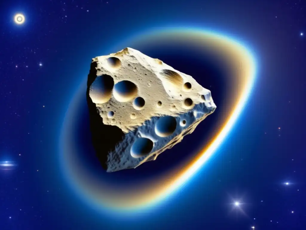 Dash: 'Captured by a telescope: Asteroid Agamemnon, surrounded by a mystical atmosphere
