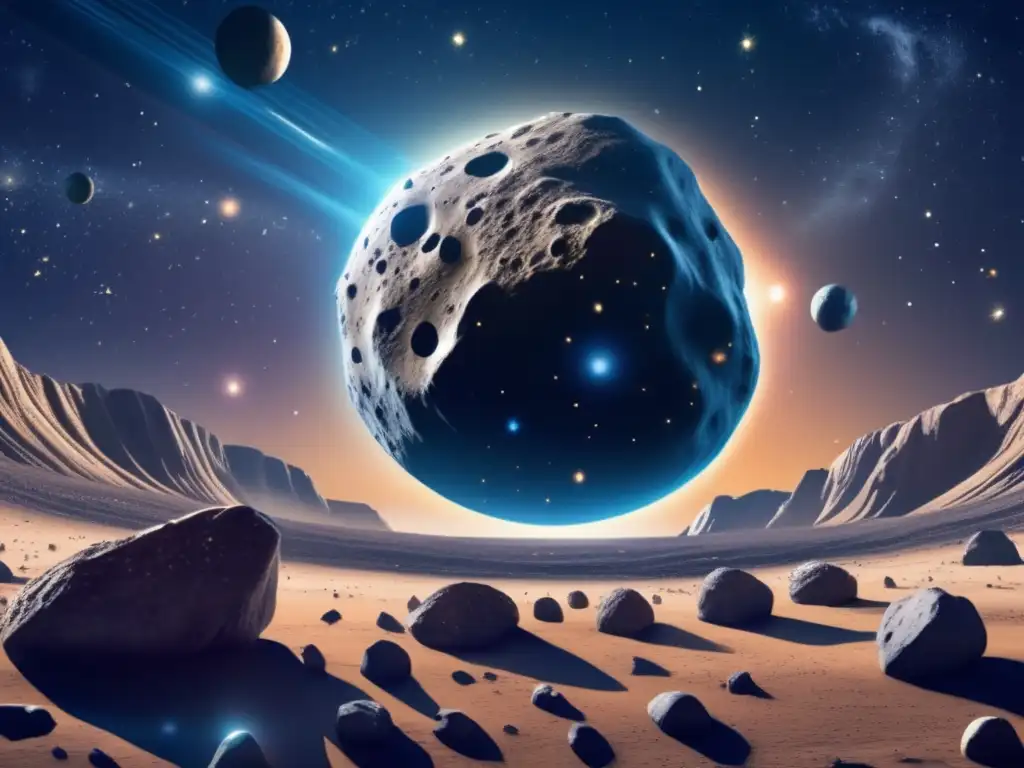 Voyage to the Asteroid Belt: Ultrahigh-Resolution Space Photography An otherworldly view of the asteroid belt, captured in stunning detail from space