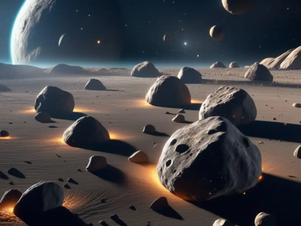 A thrilling space adventure commences as a colossal asteroid belts into view, roaring with determination -