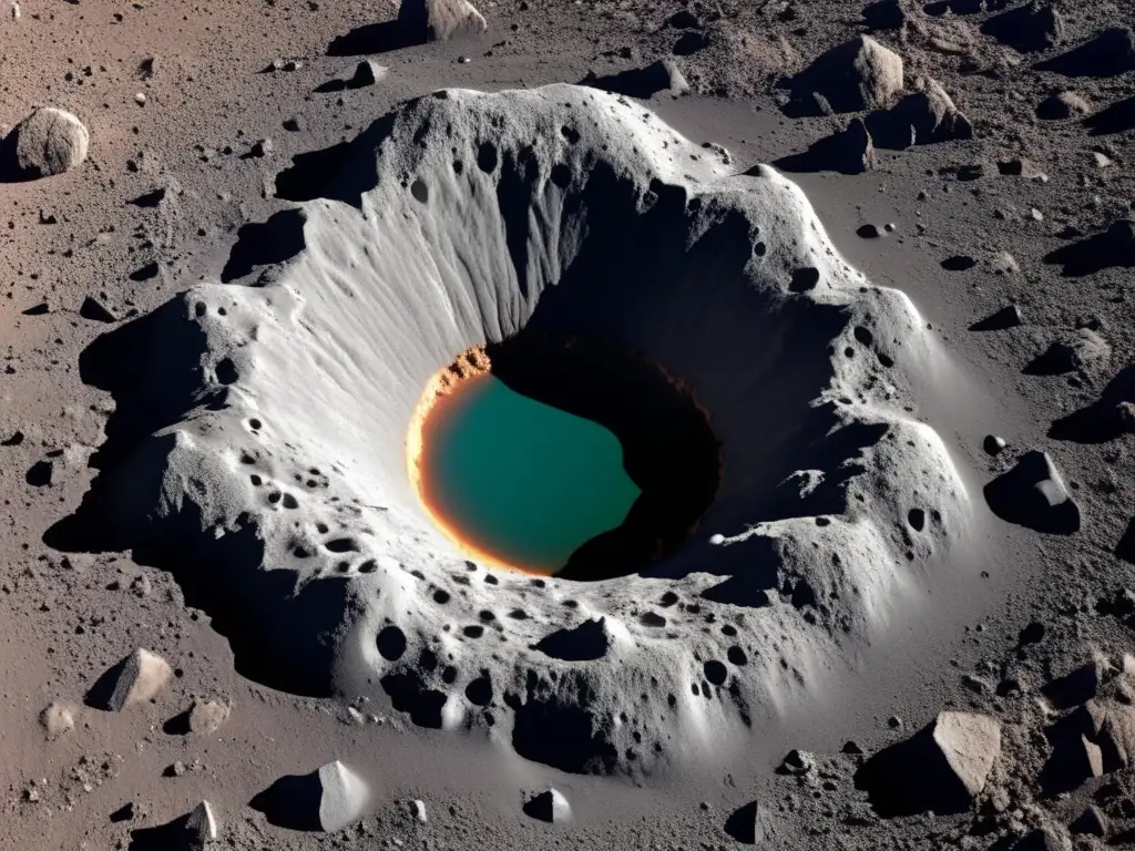 Dash-A tantalizing closeup of Planet Earth's asteroid strike crater, Anchises, captured in crisp detail
