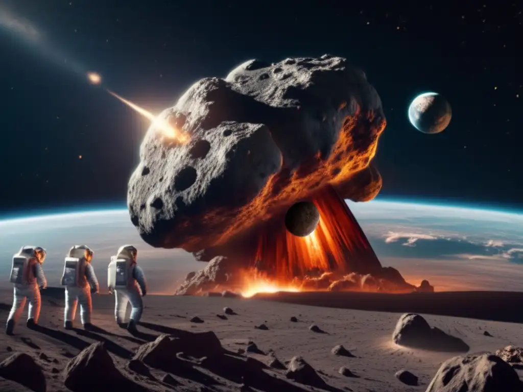 Dash: A photorealistic asteroid threatens Earth, with scientists and astronauts working tirelessly to detect and divert it at a space station