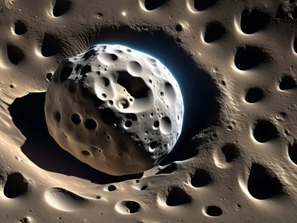 Asteroid Euryalus, a celestial marvel in all its lunar-like glory, invites us to embark on a visual journey to its depths