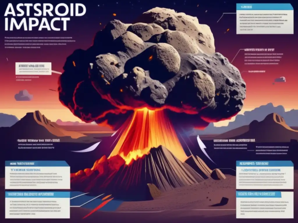 A masterpiece of detailed artistry, this image is an extraordinary representation of an asteroid impact on Earth