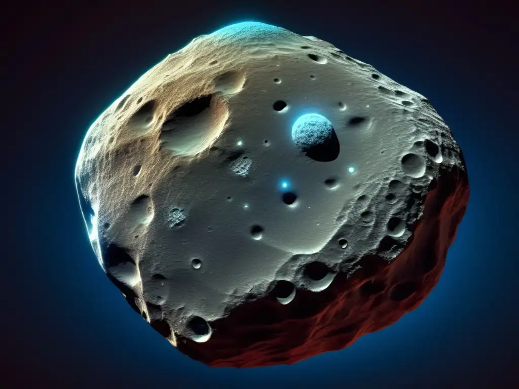 An awe-inspiring photograph of Asteroid Glaucus captures its intricate surface patterns and textures in breathtaking detail
