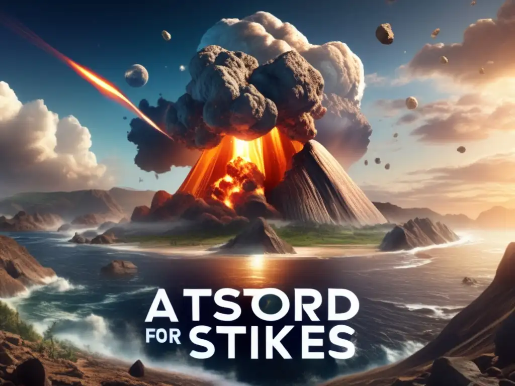 An asteroid collision sends shock waves through Earth's atmosphere, triggering a devastating tsunami and nuclear winter
