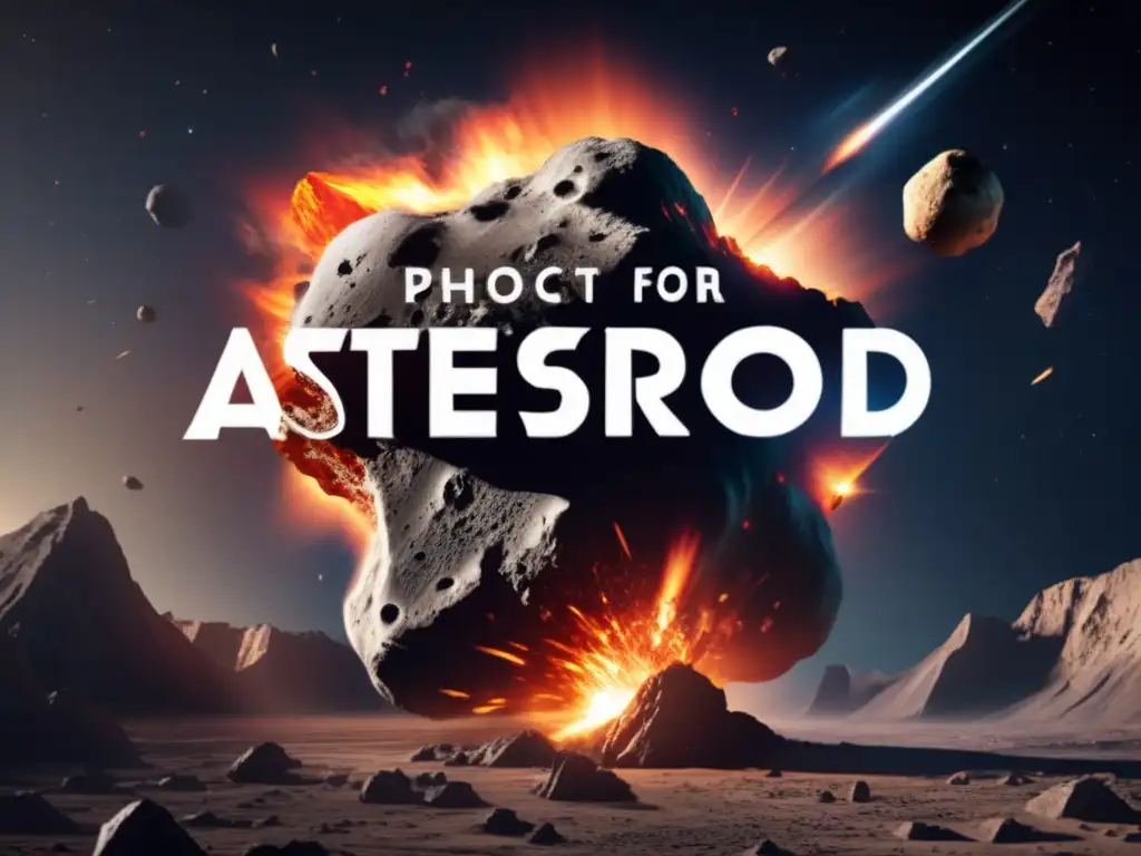 Dash - The image is a photorealistic rendering of a massive asteroid colliding with Earth, seen from multiple vantage points