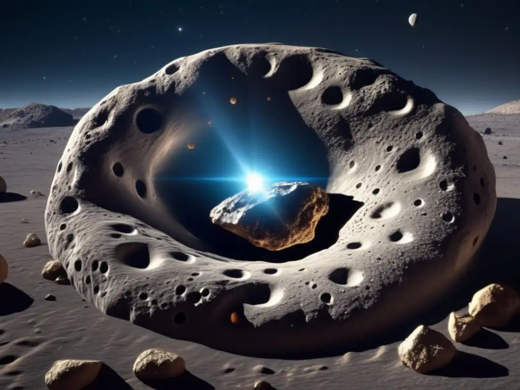 The stunning photo captures the details of Asteroid Perseus, from its intricate craters and grooves to its rare mineral composition