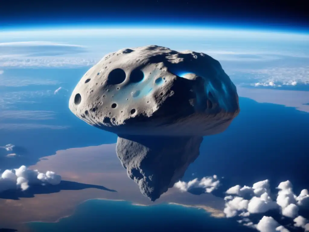 Dashing asteroid 'Polites' soars past Earth with a sense of urgency, its irregular shape visible with volcanic eruptions and craters