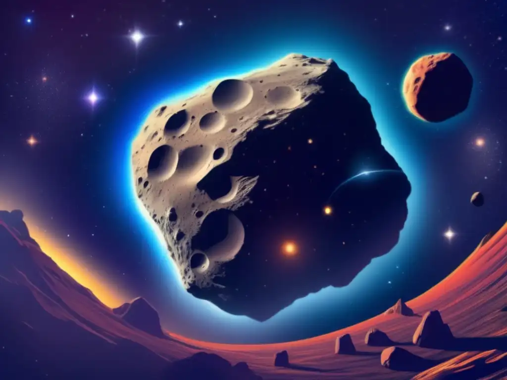 Dash - Here lies a cosmic enigma, a celestial behemoth known as the asteroid