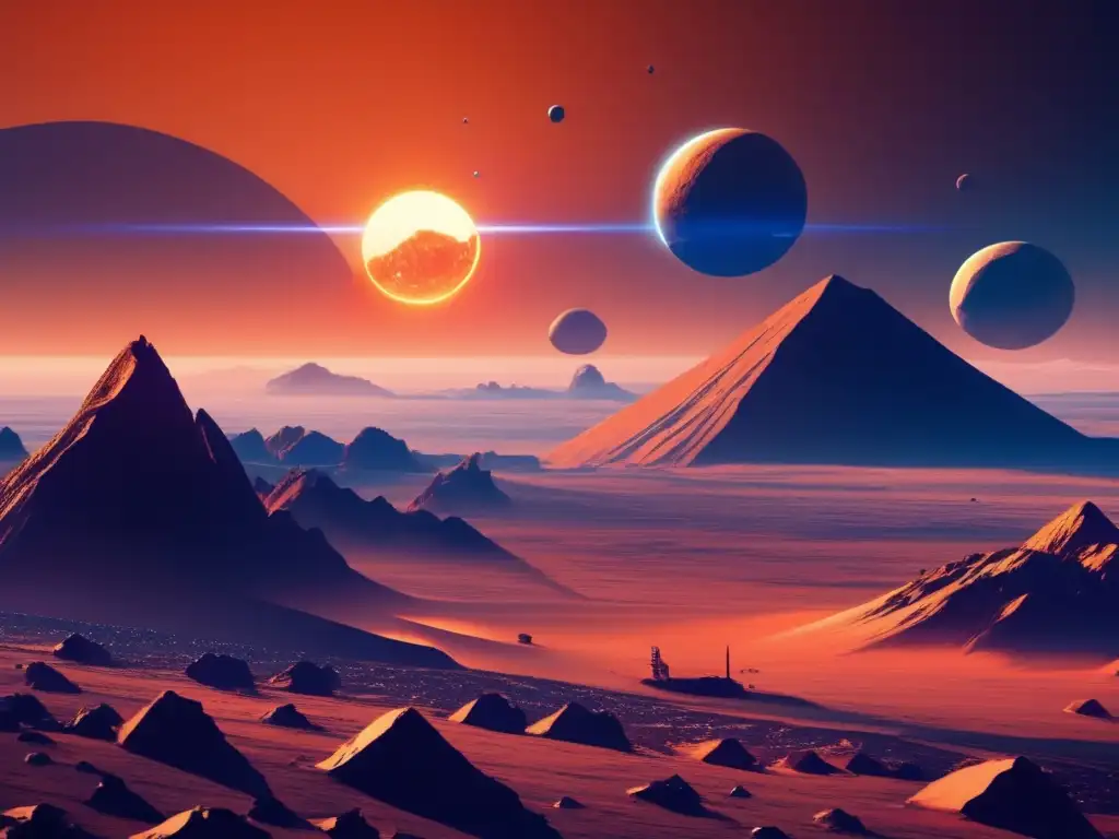 A breathtaking view of a desolate landscape with towering mountains and a deep blue ocean in the background