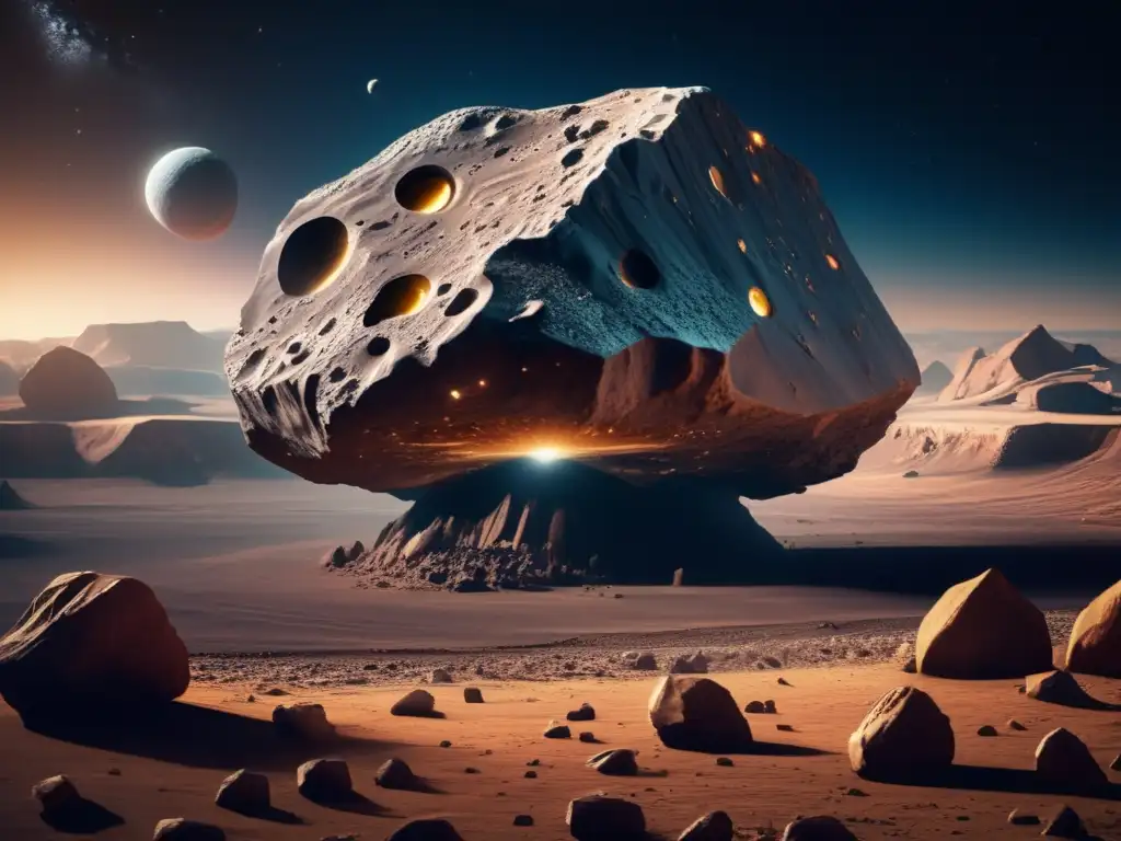 Asteroid: Otherworldly Rock Formations Escape to alien worlds on the surface of an otherworldly asteroid with its unique rock formations and geological features