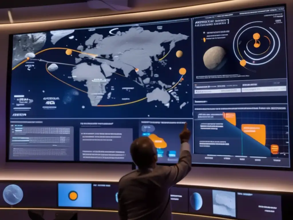 Astronauts and scientists collaborate on asteroid tracking systems, using various software tools and hardware components