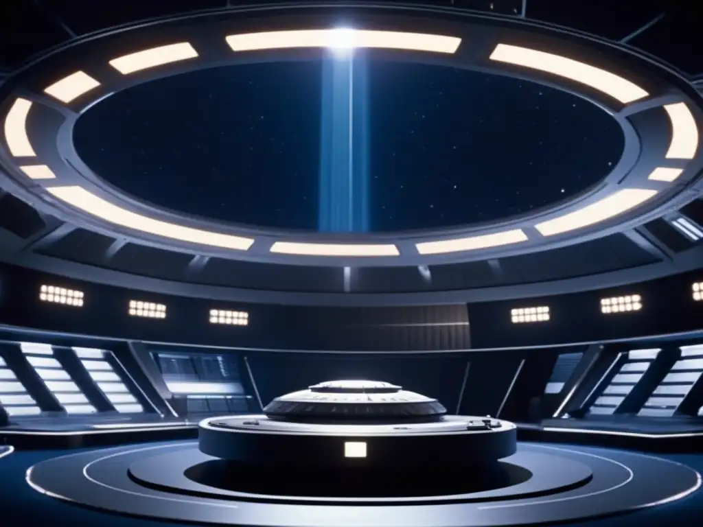 A photorealistic portrayal of Kubrick's Asteroid Base, towering against a captivating cosmic blackback