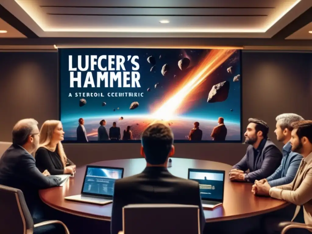 A photorealistic image captures the essence of Lucifer's Hammer: A Book Review of the AsteroidCentric Classic