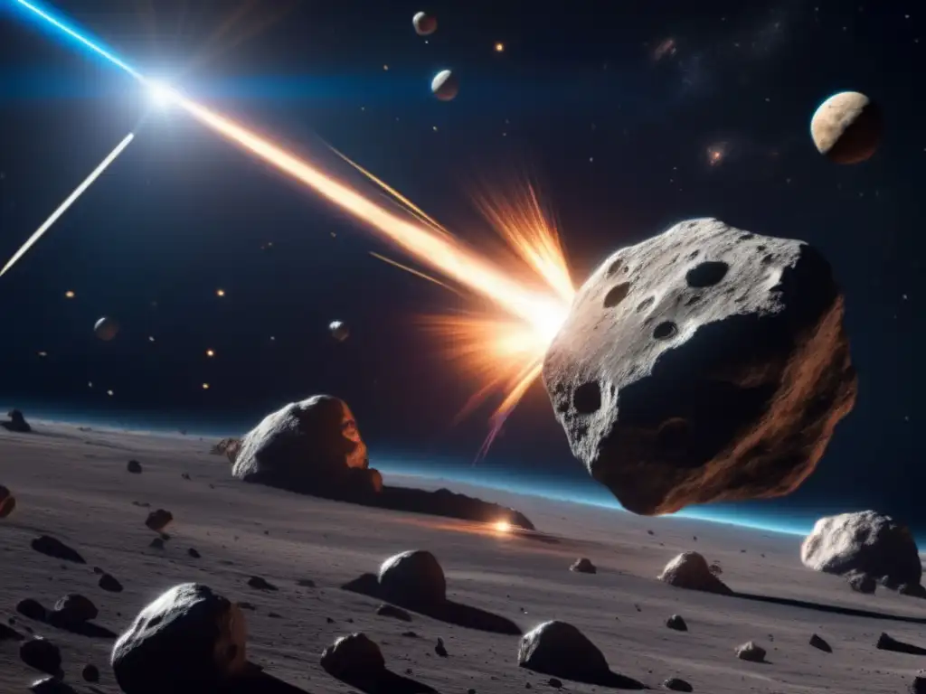 An epic battle between humanity and an asteroid, with scientists and astronauts teaming up to deflect the threat using futuristic technology