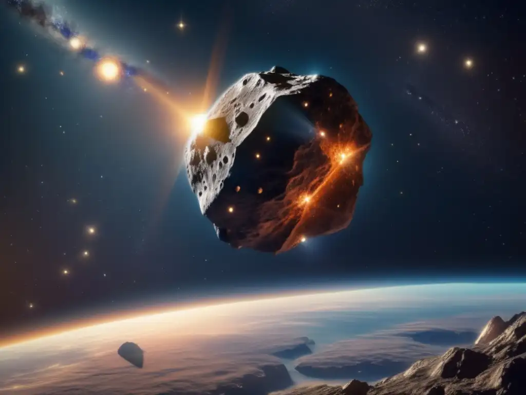 A breathtaking image of Asteroid Euphorbus, expertly captured in high detail from space