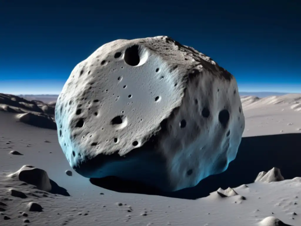 Asteroid Ida's rugged surface comes alive in this stunning photorealistic image