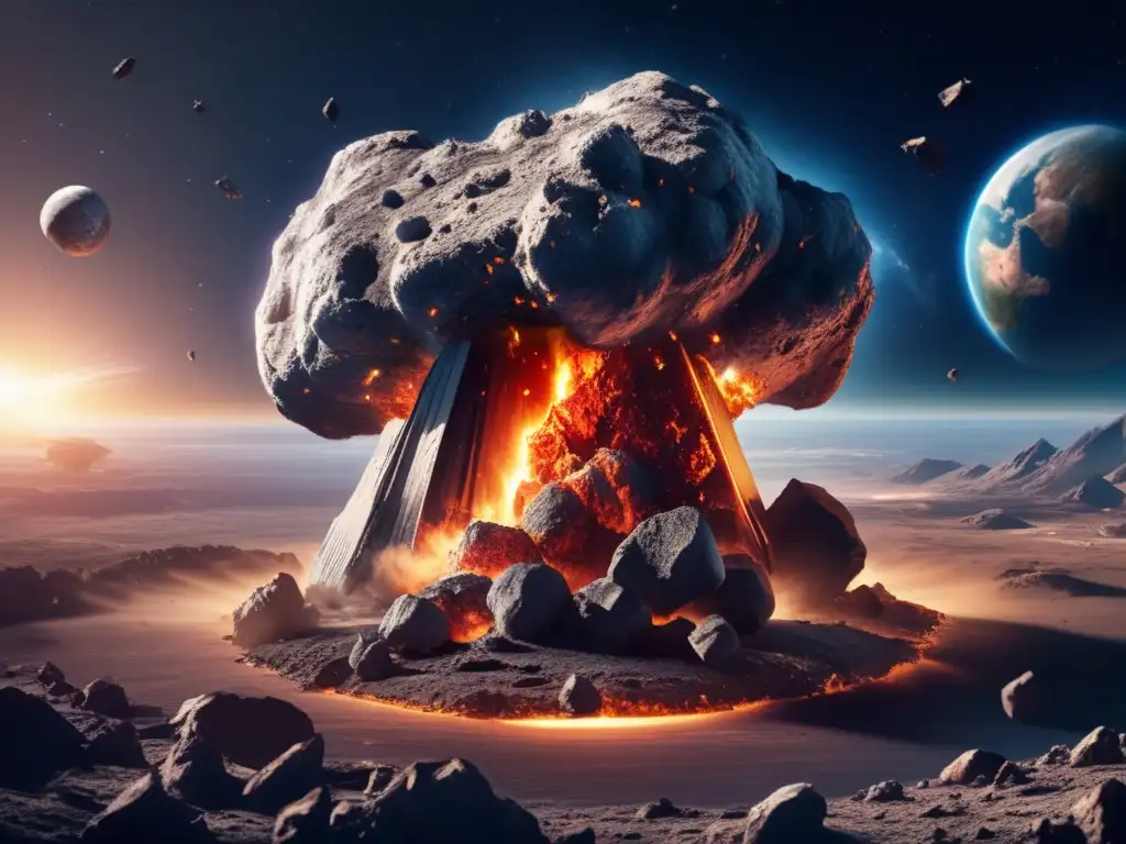 Asteroid Impact on Earth: The devastating aftermath photorealistically captured in satellite imagery