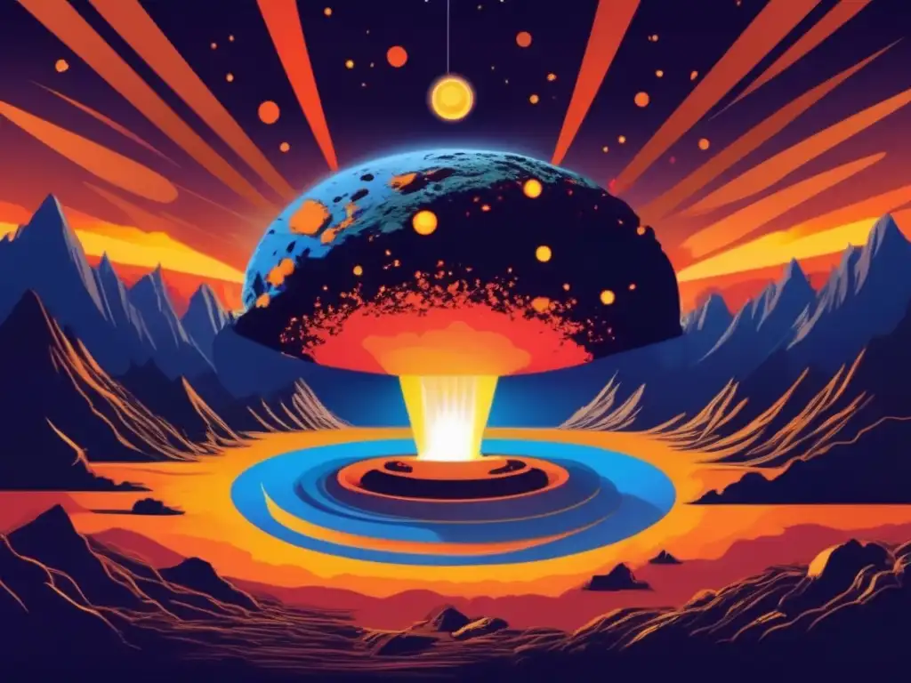 A massive asteroid impact could cause significant & dramatic vibrations, leading to a magnetic disturbance affecting Earth's magnetic poles, power grids, compass needles, & atmospheric conditions, resulting in long-lasting effects