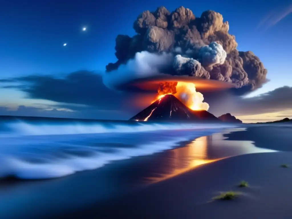 A colossal 10,700 kilometer asteroid obliterates Mexico, triggers a catastrophic chain reaction and forms a reflecting plume