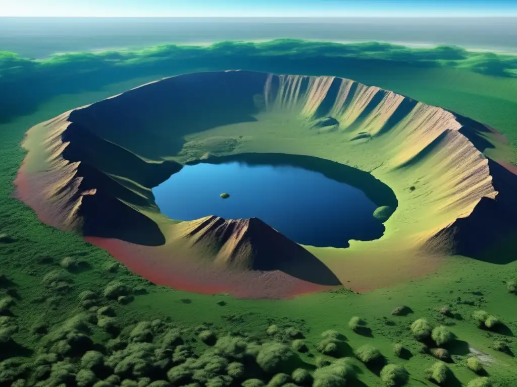A post-apocalyptic world where life has been devastated by a massive asteroid impact