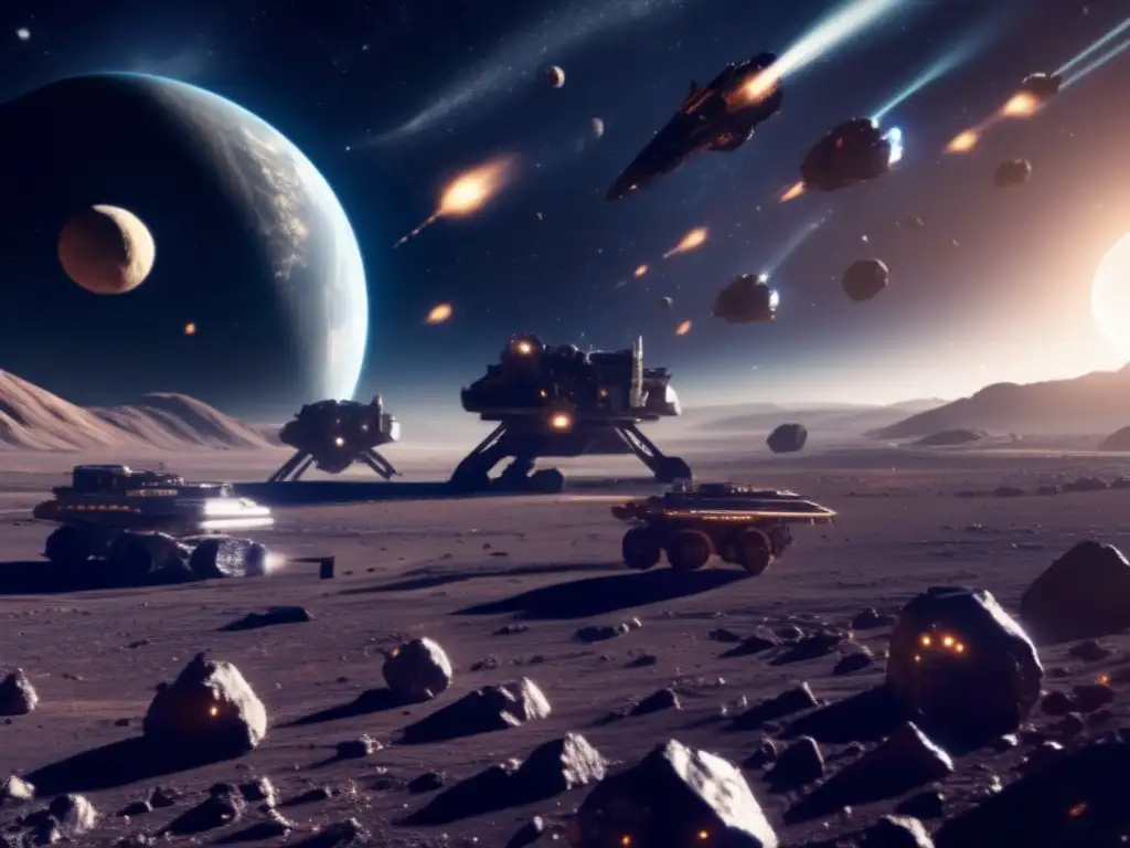 expedition braved asteroid belt mining stars galaxy valuable resources beyond frontierheartless frondier