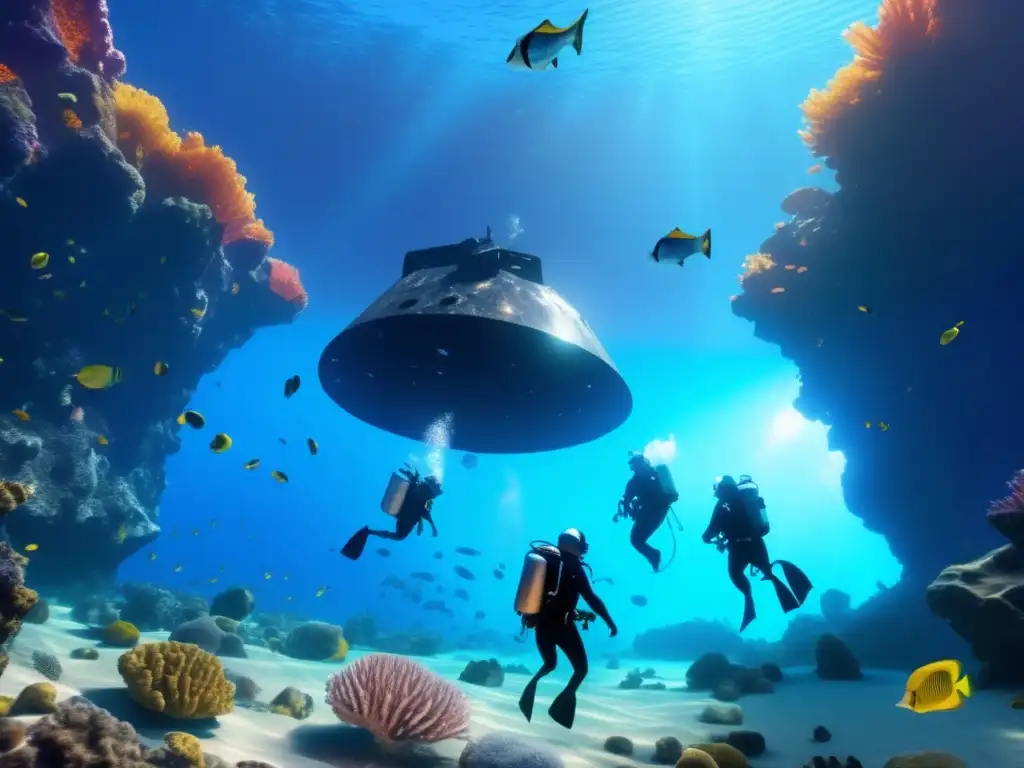 Explorers brave the unknown depths of the cosmos, venturing beyond the Earth's atmosphere