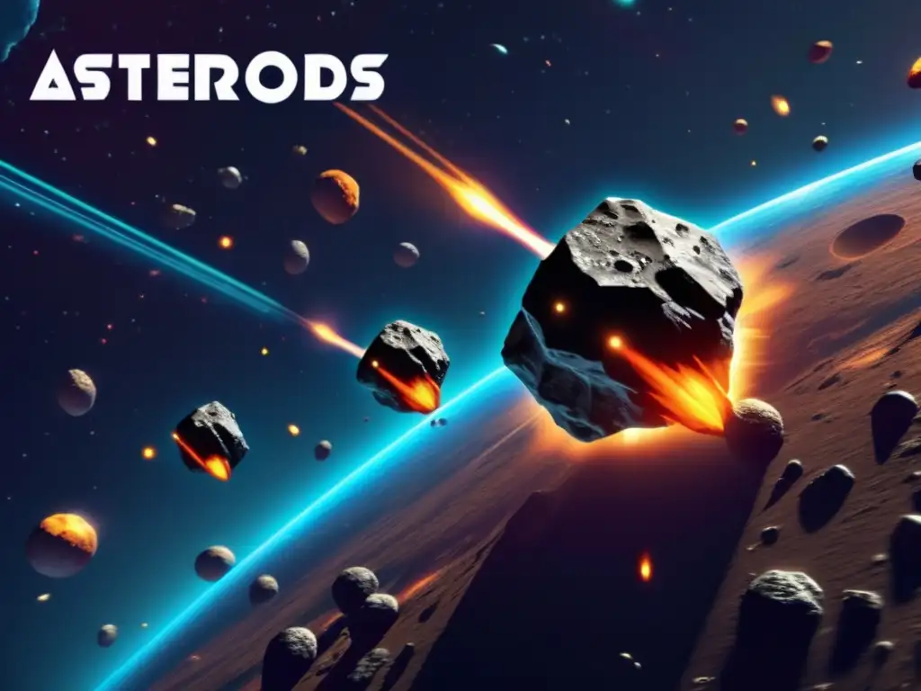 Retro Arcade Vibe: Asteroids Photorealism Photorealistic rendering of classic arcade game Asteroids, showcasing intricate detail on spaceships and sharp edges of asteroids