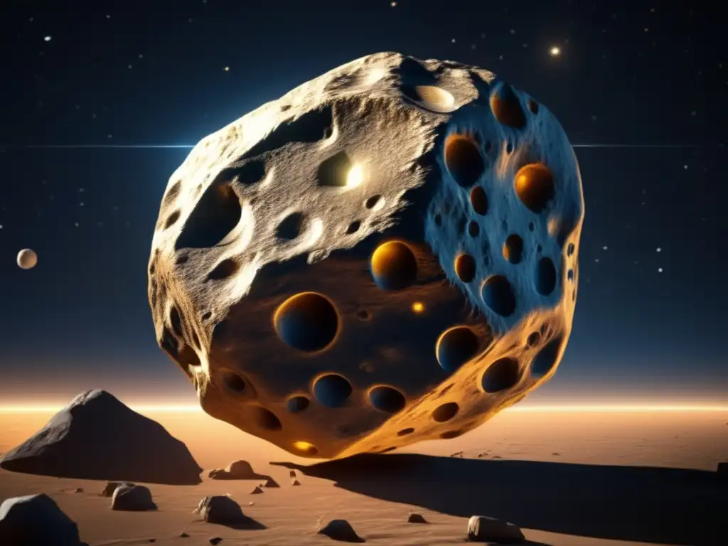 Dashing, celestial body agamemnonasteroids move swiftly through space, their fiery orbits punctuated by an array of asteroids