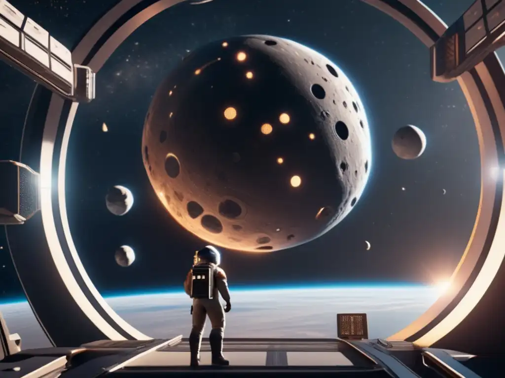 Futuristic Asteroid-Based Space Station in Orbit around a Nearby Star Discovering a new world of possibilities beyond the constraints of our own~KMZU
