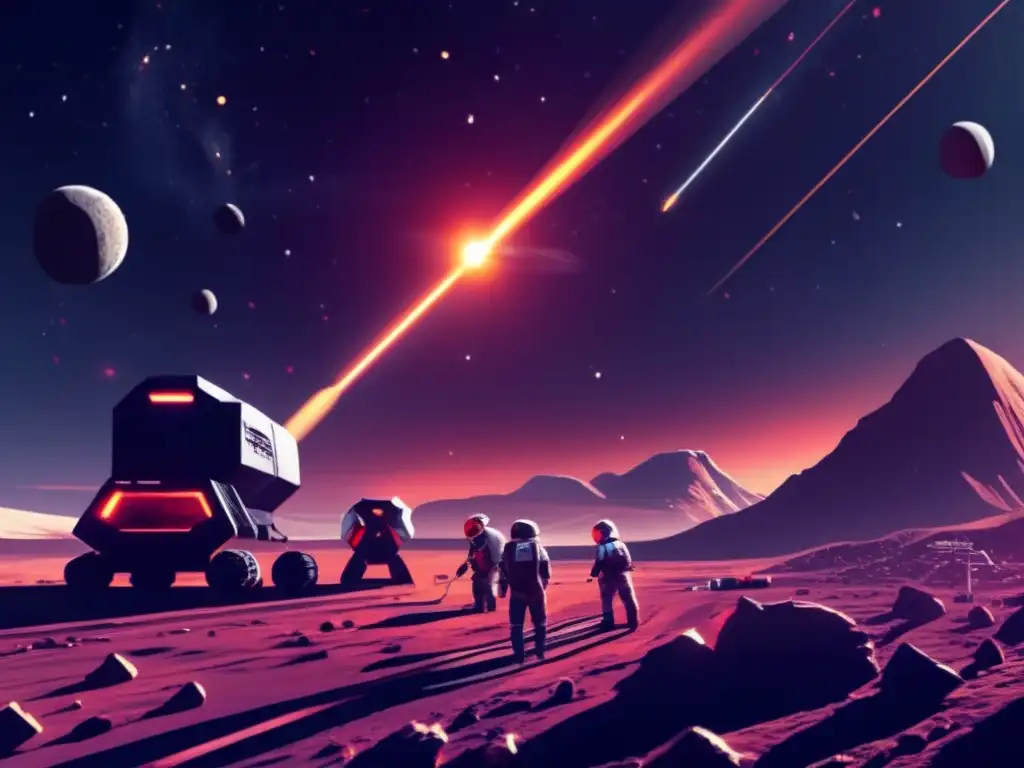 A photo captures the difference between the gritty reality and potential economic benefits of asteroid mining