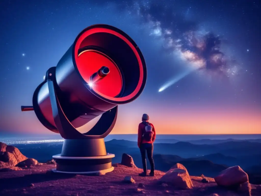 Discover the wonders of the universe with a brand new, top-of-the-line telescope on a clear, starry night