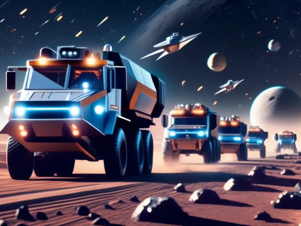 Astrotruckers journey through the boundless expanse of space, expertly navigating their way through an array of planets and moons