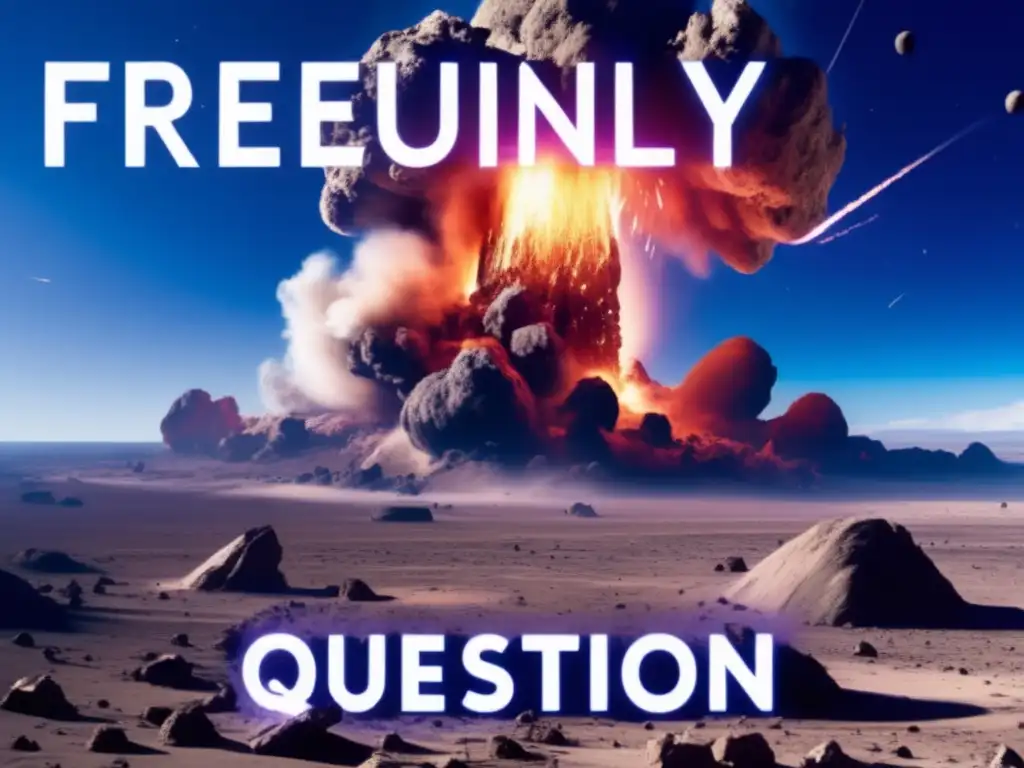 dash: 'Impact Earth: The Asteroid Collision's Aftermath' Asteroid impact on distant planet: Gigantic debris and smoke cloud soar into the sky, while jagged rocks below reflect the potential devastation