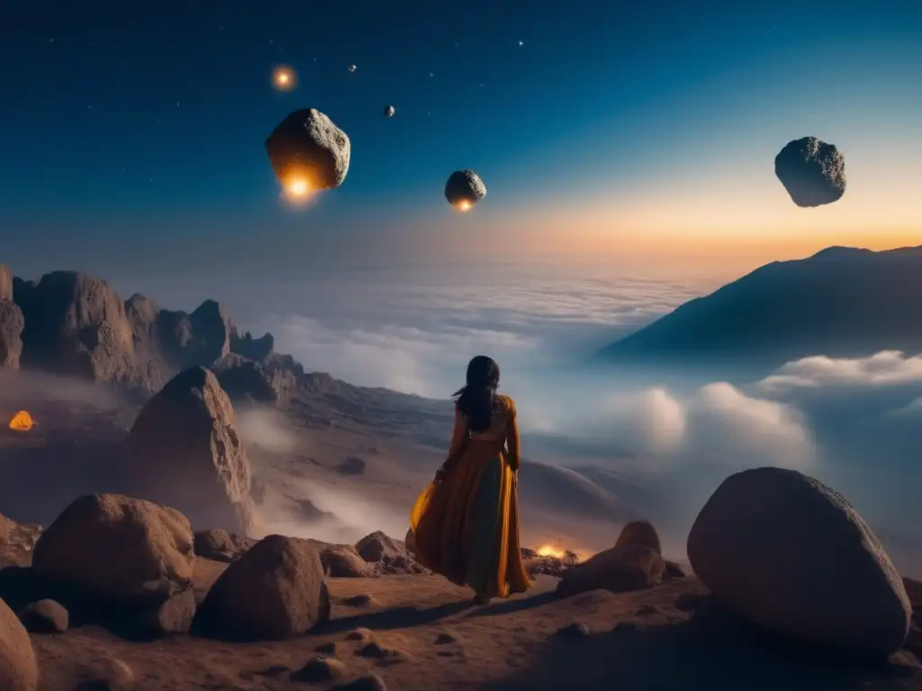 A mystical journey through Persian epic poetry, exploring the celestial significance of asteroids