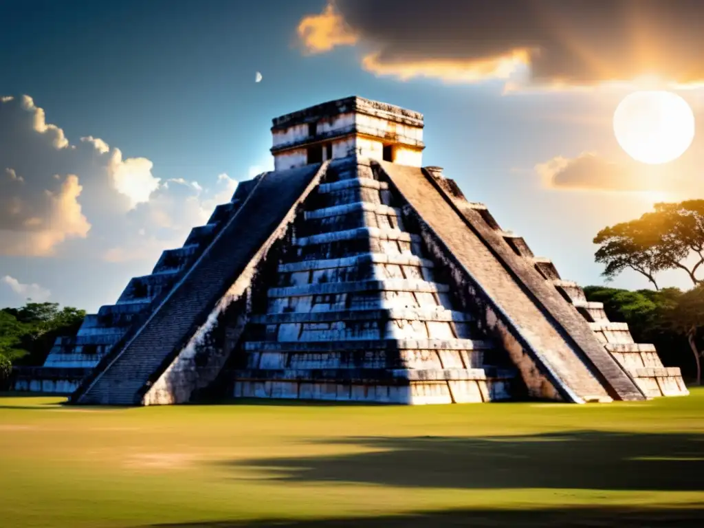 An ancient Mayan observatory at Chichen Itza, date unknown
