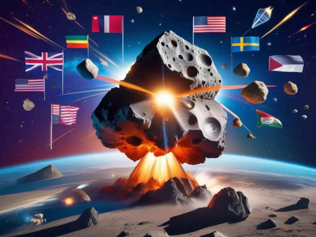 As an asteroid threatens Earth, nations come together in space to defend in this stunning, photorealistic depiction