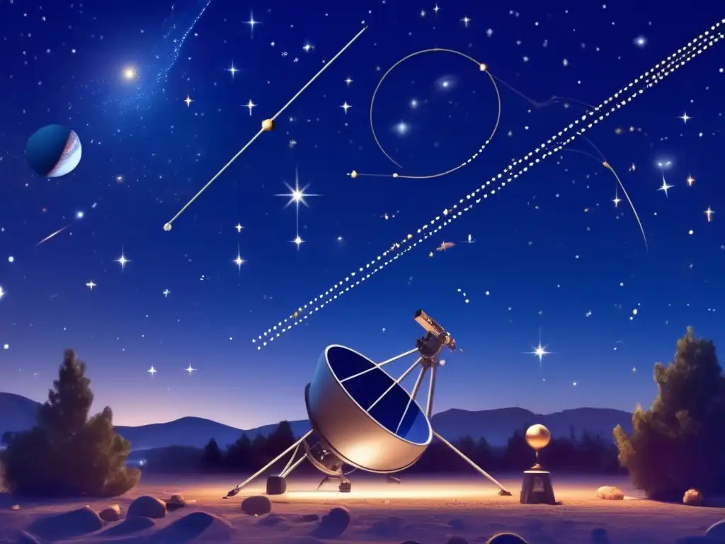 Witness the mesmerizing beauty of the starry cosmos - from Cygnus to planets and beyond, all lit up in a deep blue hue
