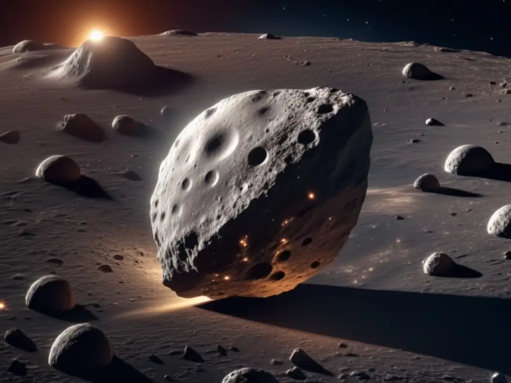 NASA's Dawn spacecraft captures intricate details of asteroid Aeneas during a close flyby, showcasing once-exciting scientific discoveries-