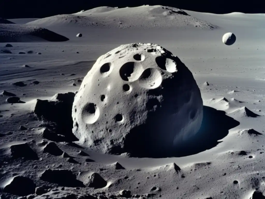 A stunning, detailed photo of Dolon, an asteroid in the Apollo group with a diameter of 300 meters, orbiting Earth with a period of 887 Earth days