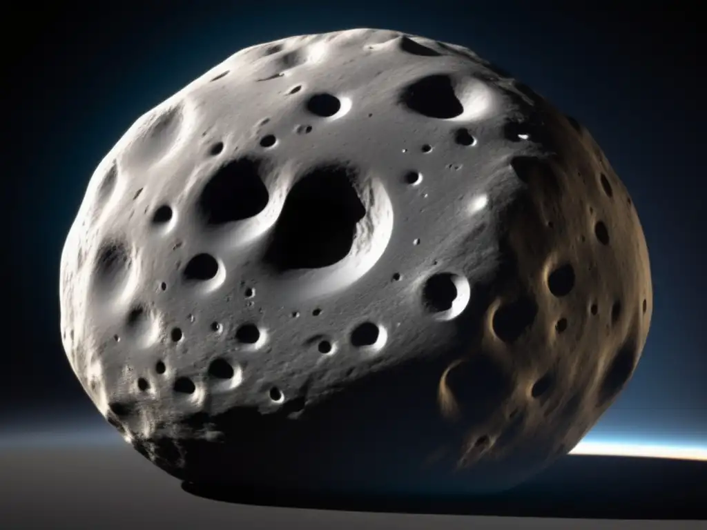 Eros, the enigmatic asteroid, dances in the inky void
