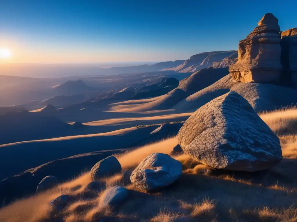 A captivating closeup of a mesmerizing rock formation glows faintly with a otherworldly light