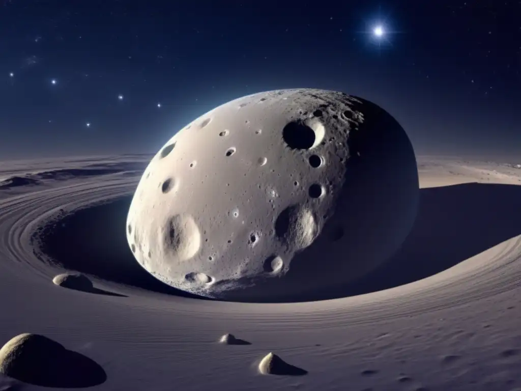 Dash: A stunning close-up of Euphrosyne, a large blue asteroid located in the Kuiper Belt beyond Neptune
