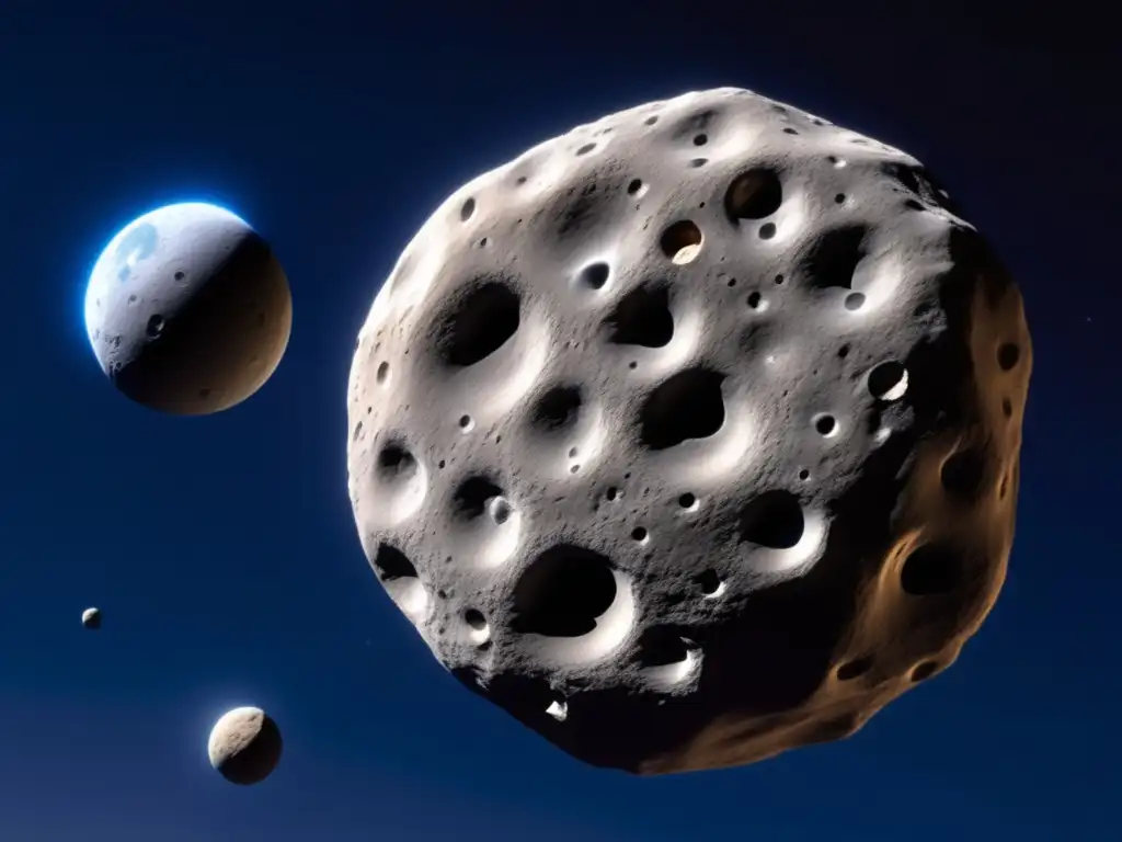 A stunning close-up of Asteroid 3122 Florence from a spacecraft in orbit