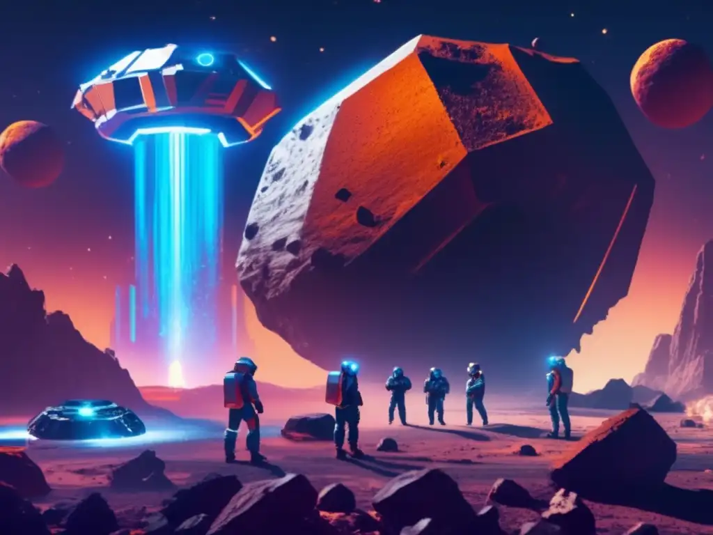 Dash: SEO - The futuristic mining suit crew are at it again, extracting resources from the massive, detailed asteroid core