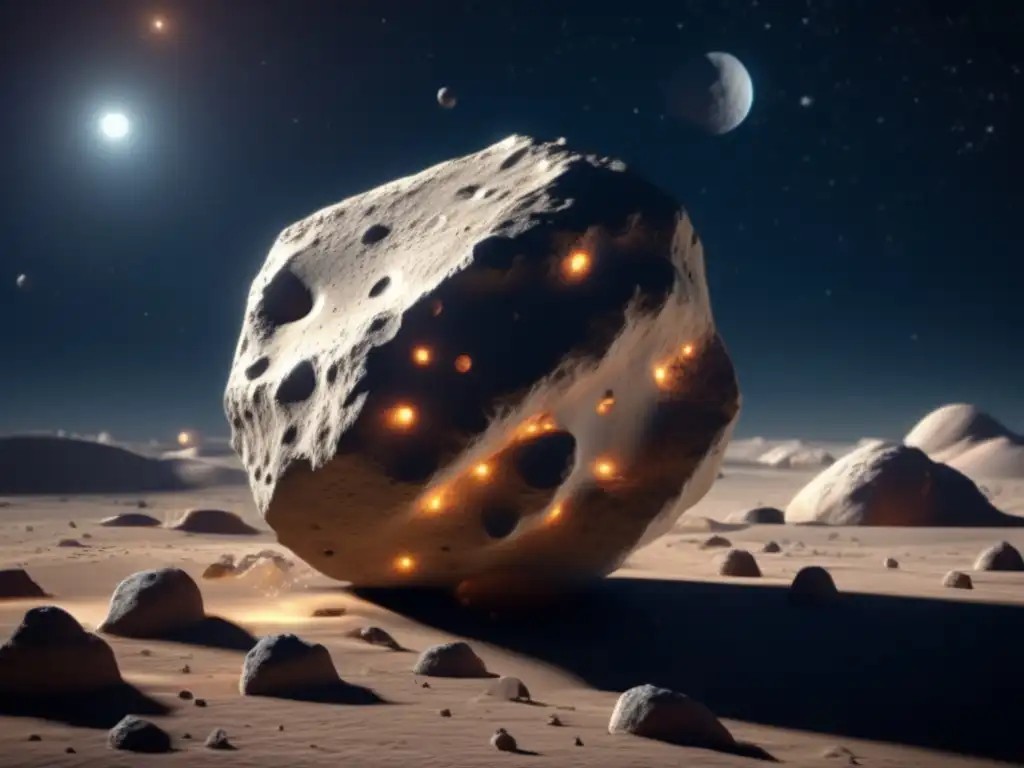 A breathtaking 3D model of Gaspra, captured in photorealistic detail with all its surface features visible